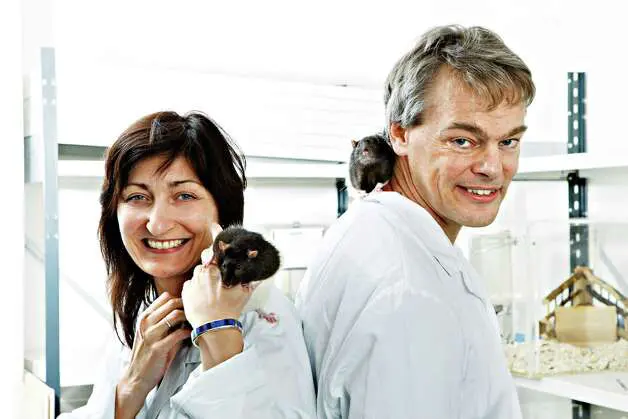 May-Britt Moser and her husband, Edvard Moser, were honored for their work at the Norwegian University of Science and Technology. Photo: Associated Press / NTNU