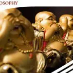 Golden Chinese Sage Statues
