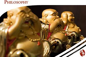 Golden Chinese Sage Statues
