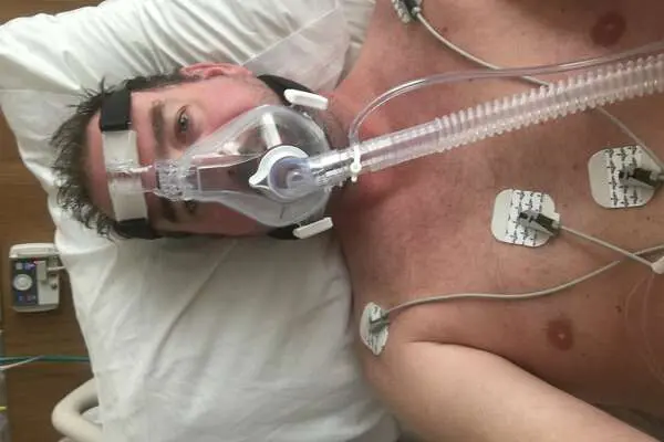 Former A's reliever Micah Bowie was hospitalized numerous times the past three years after complications from back surgery nearly killed him.