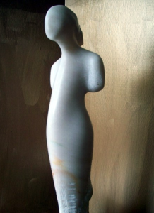Modern goddess statue